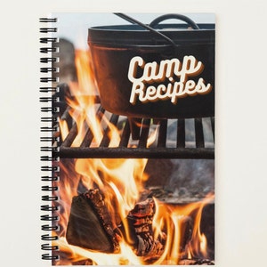 Livro de receitas do acampamento - formato de livro de receitas para suas próprias receitas!