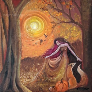 Autumn - The Four Seasons, The Fall, Autumn Leaves, Print