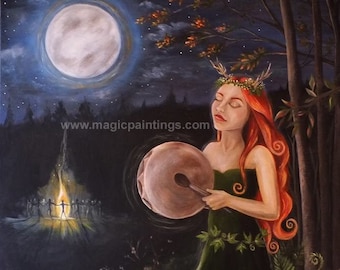 The Calling - Original Artwork, Shamanic Art, Magic