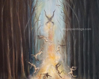 Living Deliciously, Halloween, Samhain, Sabbat, heksen - Print