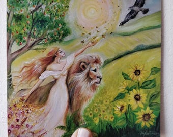 Summer, Greeting card - Four seasons series, Magic Paintings