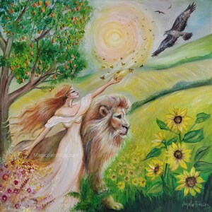 The 4 Seasons, Summer, Winter, Spring, Autumn Series - Original Oil on ...