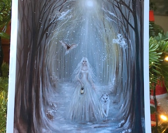 Snow Queen - Greeting Card