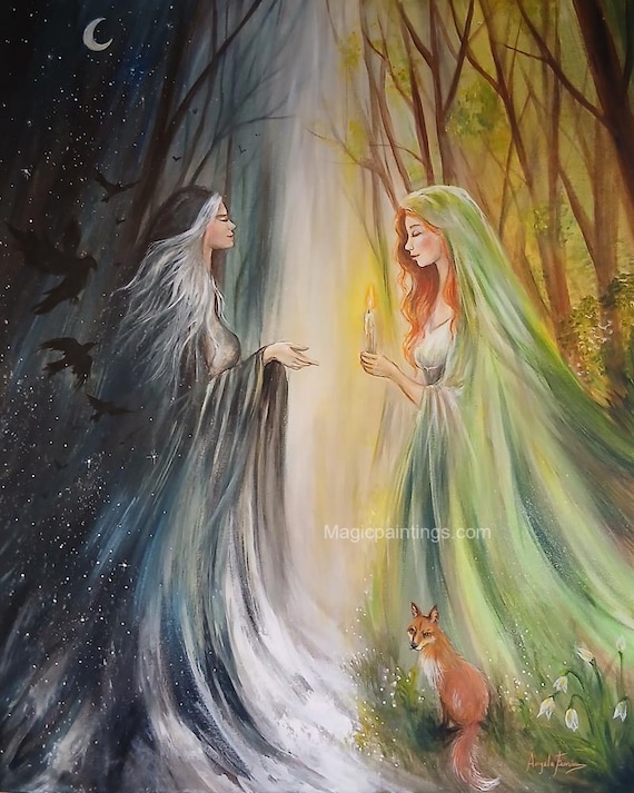 Return of Brigid, Imbolc - Print, Magic Paintings