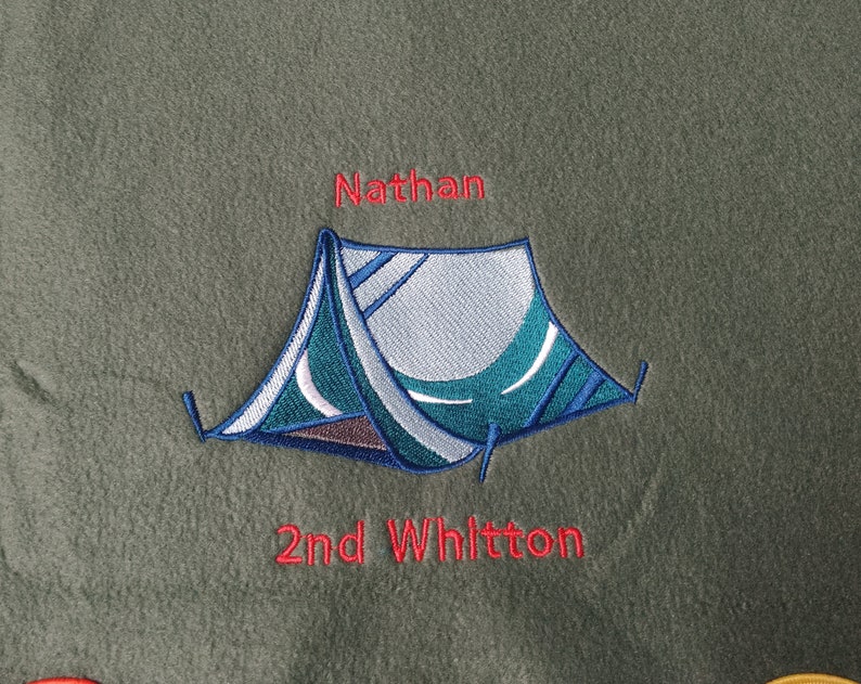 Personalised Camp Blanket / Poncho Camping Poncho Cub Scouts Etsy UK