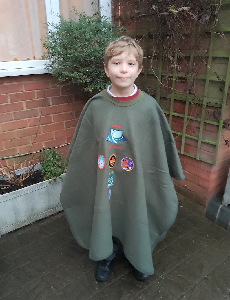 Personalised Camp Blanket / Poncho Camping Poncho Cub Scouts Etsy UK