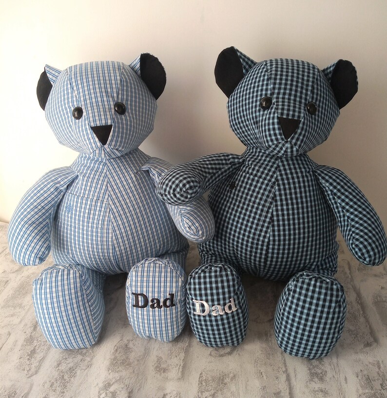 Keepsake Memory Bear Made From a Loved Ones Clothing Keepsake - Etsy UK