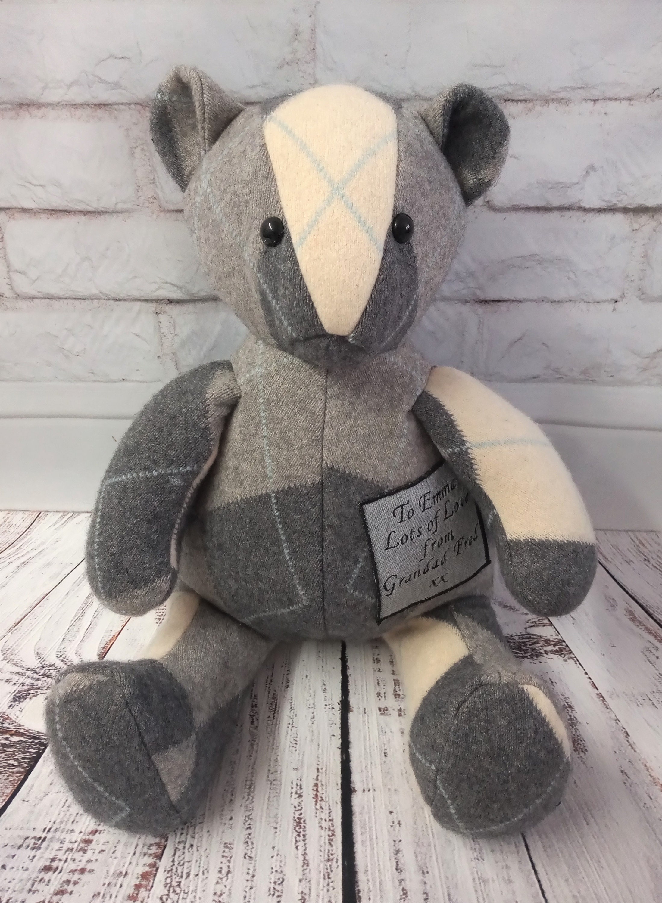 Keepsake Memory Bear Made From a Loved Ones Clothing Keepsake - Etsy UK