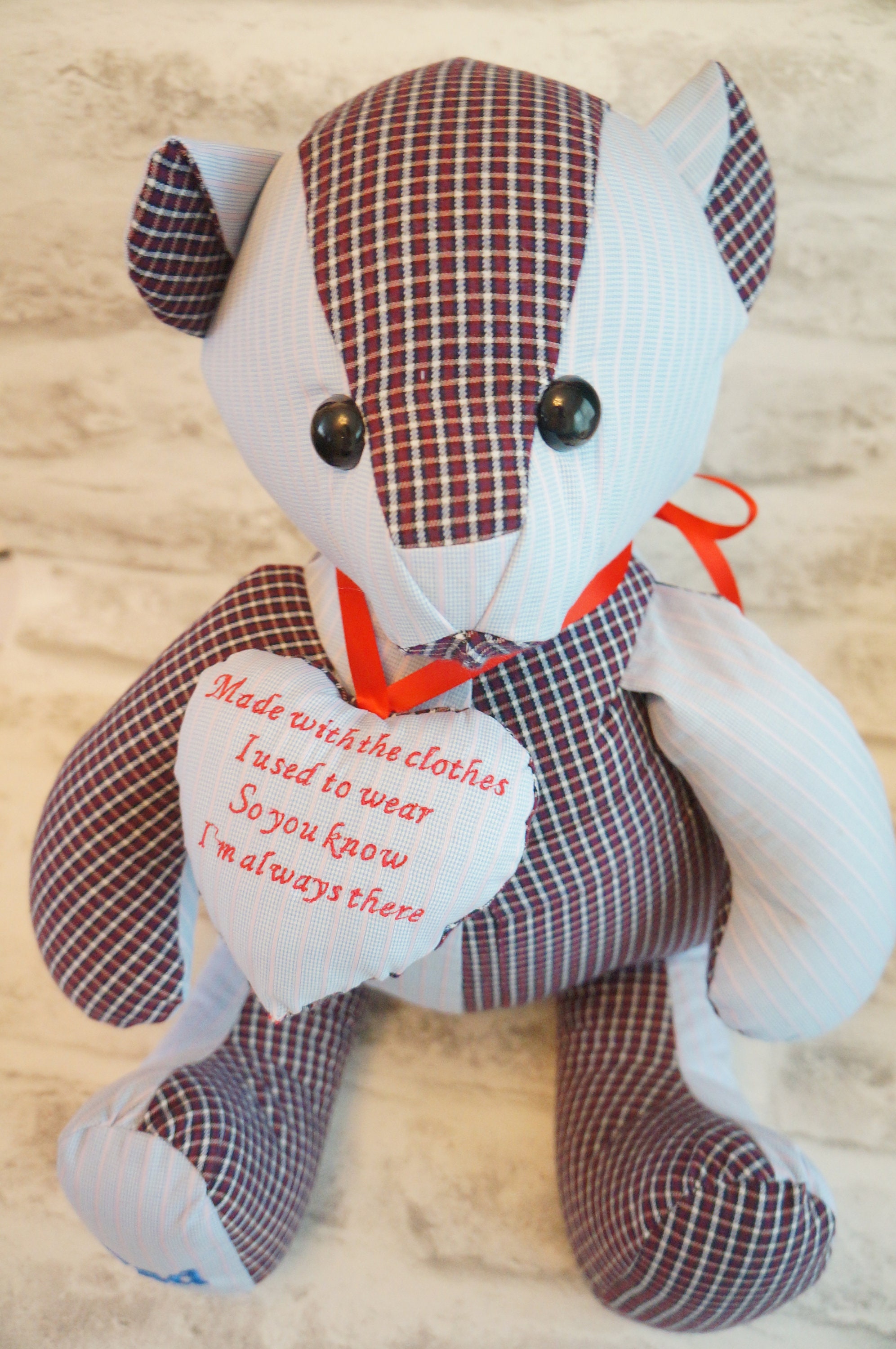 Keepsake Memory Bear Made From a Loved Ones Clothing Keepsake - Etsy UK