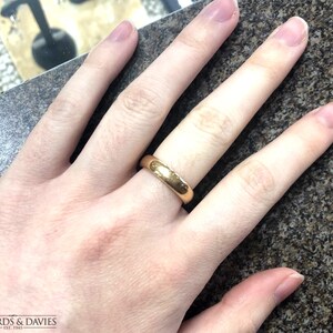 Antique Birks 18k Yellow Gold Ring | 1900s Birks Ring | Antique Wedding Ring | Antique Jewelry | Antique Jewellery | Vintage Wedding Band image 6