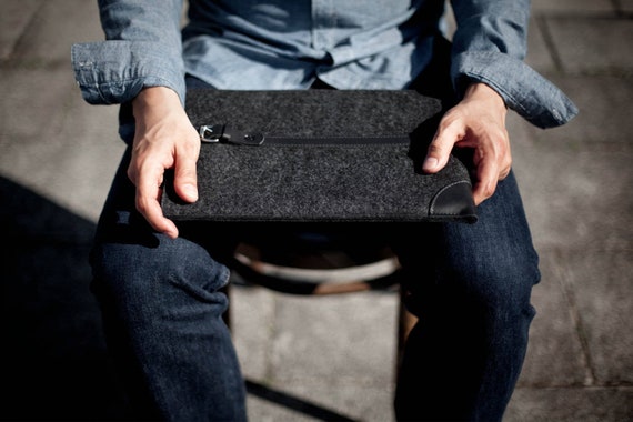 NEW 13\u201d MacBook Pro M1 COCONES Classic MacBook Pro 13 inch Sleeve 2020 Sleeve Case Leather Felt