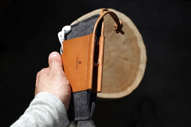 COCONES Loop Wallet NEW iPhone 12 Pro Max iPhone 12 Pro iPhone 12 mini Leather Zip Wallet PERSONALISED Laser Engraving Gift for Her Him