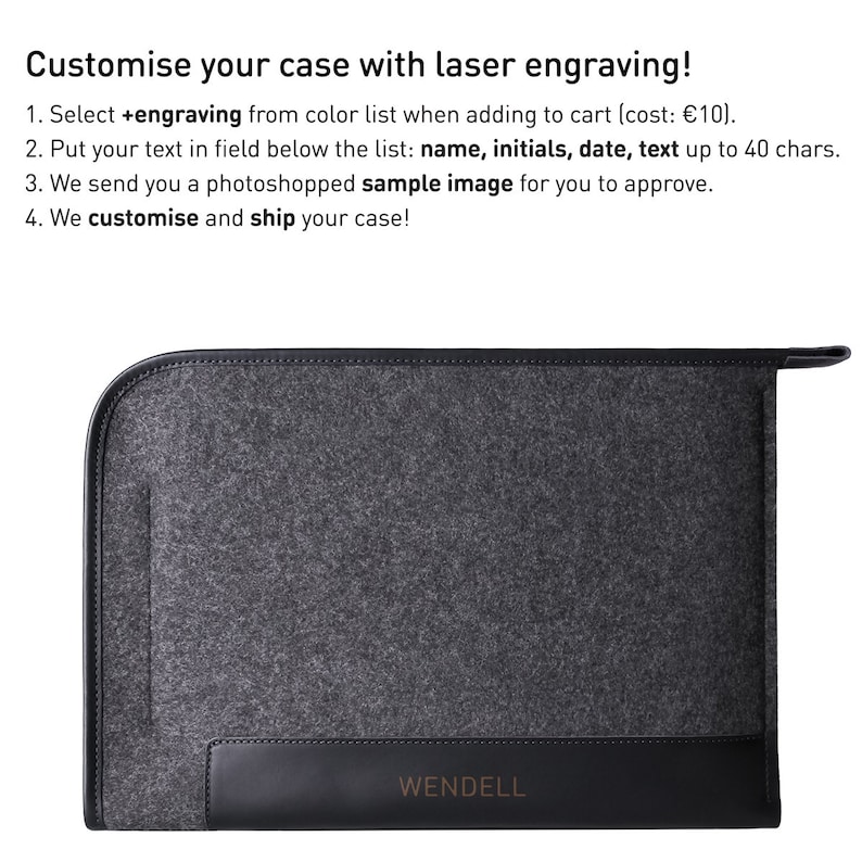 NEW iPad Pro 12.9 Case Zip Folio fits Magic Keyboard Apple Etsy