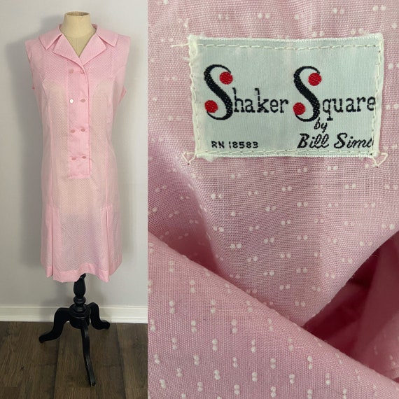 1960s Sheer Mod Scooter Dress - XL