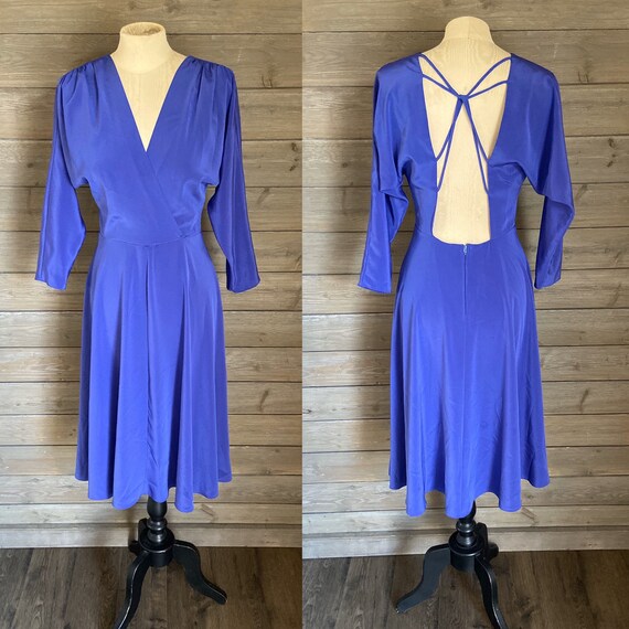 Late 1970s-Early 1980s Backless Dress