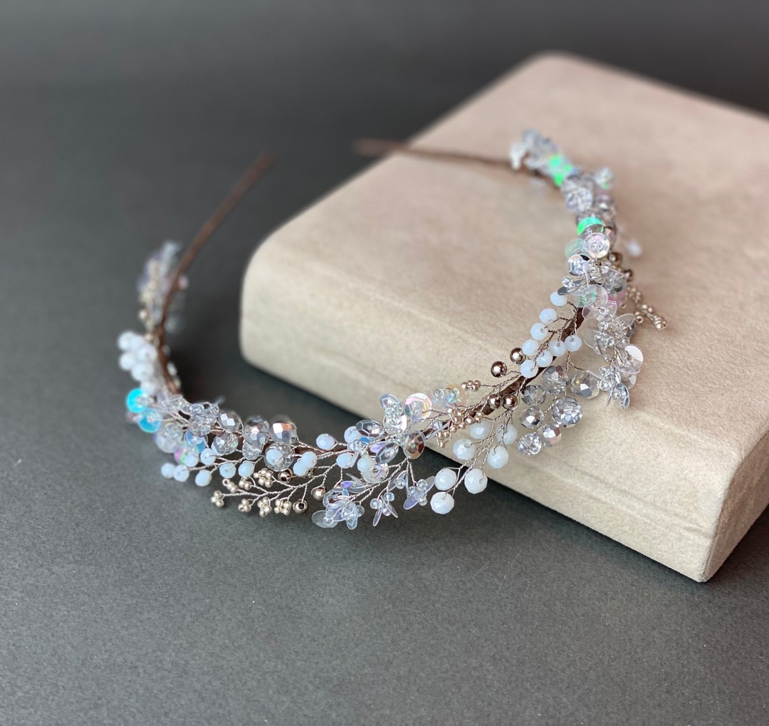 jeweled headpiece for weddings