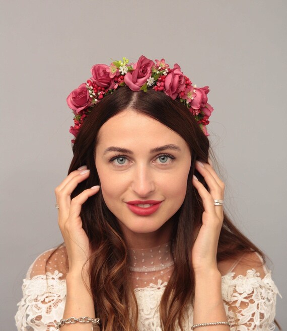 bridesmaid flower headband