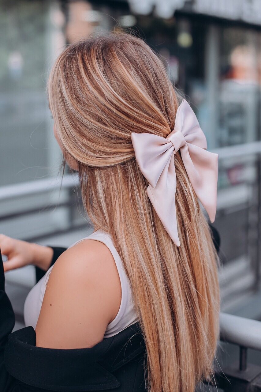 White hair bows clip for women white bow gift for women hair Etsy