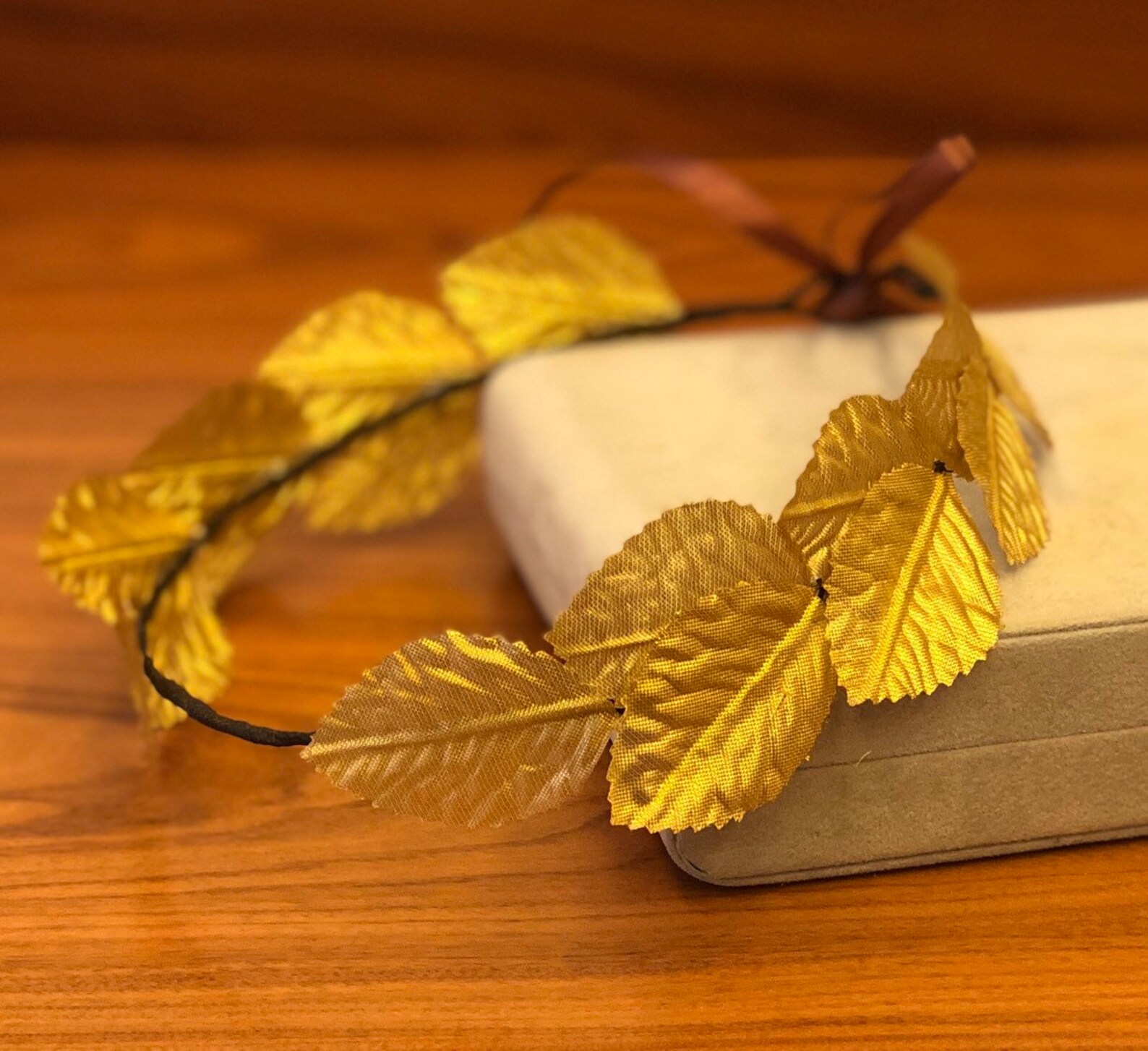 Gold Leaf Crown Laurel Leaf Tiara Gold Leaf Headband Greek Etsy