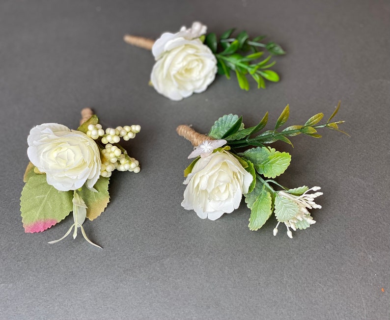 Couronne de fleurs blanches halo de fleurs de mariage couronne de mariée couronne de fleurs mariage coiffe de fleurs mariage couronne de cheveux couronne de fille de fleur boho couronne de mariée image 6