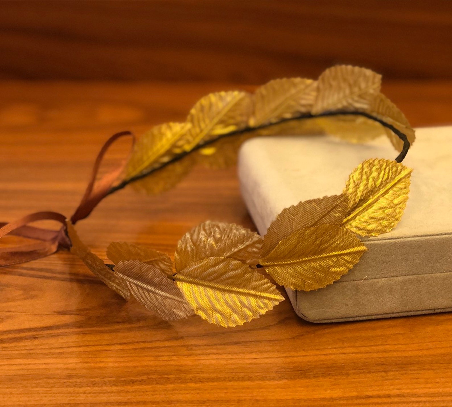 Gold Leaf Crown Laurel Leaf Tiara Gold Leaf Headband Greek Etsy