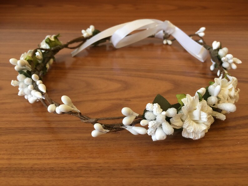 etsy flower crown wedding