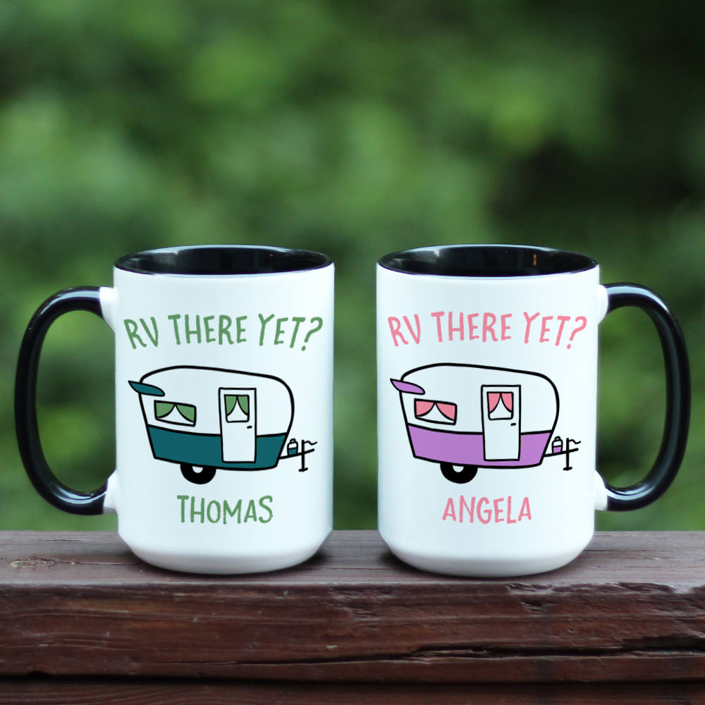 RV there yet personalized camping coffee mug custom Etsy