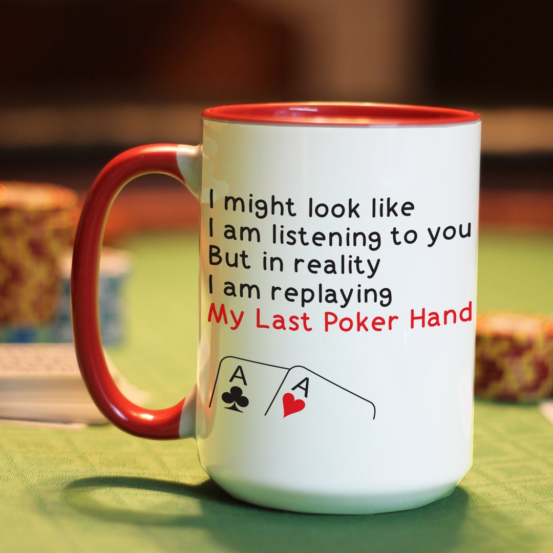 Poker Coffee Mug / Poker Player Gifts / Poker Gifts / Poker Etsy