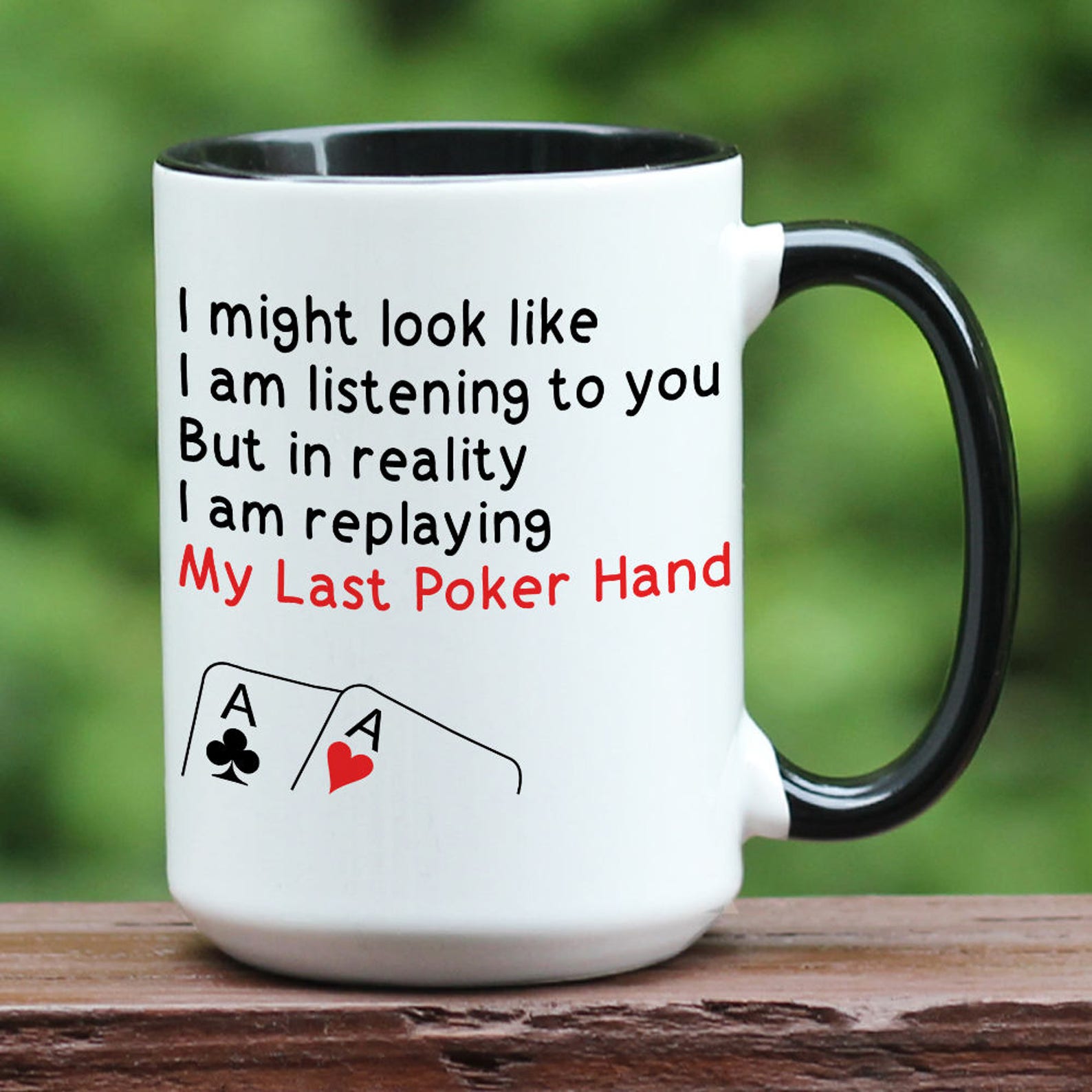 Poker coffee mug / poker player gifts / poker gifts / poker Etsy