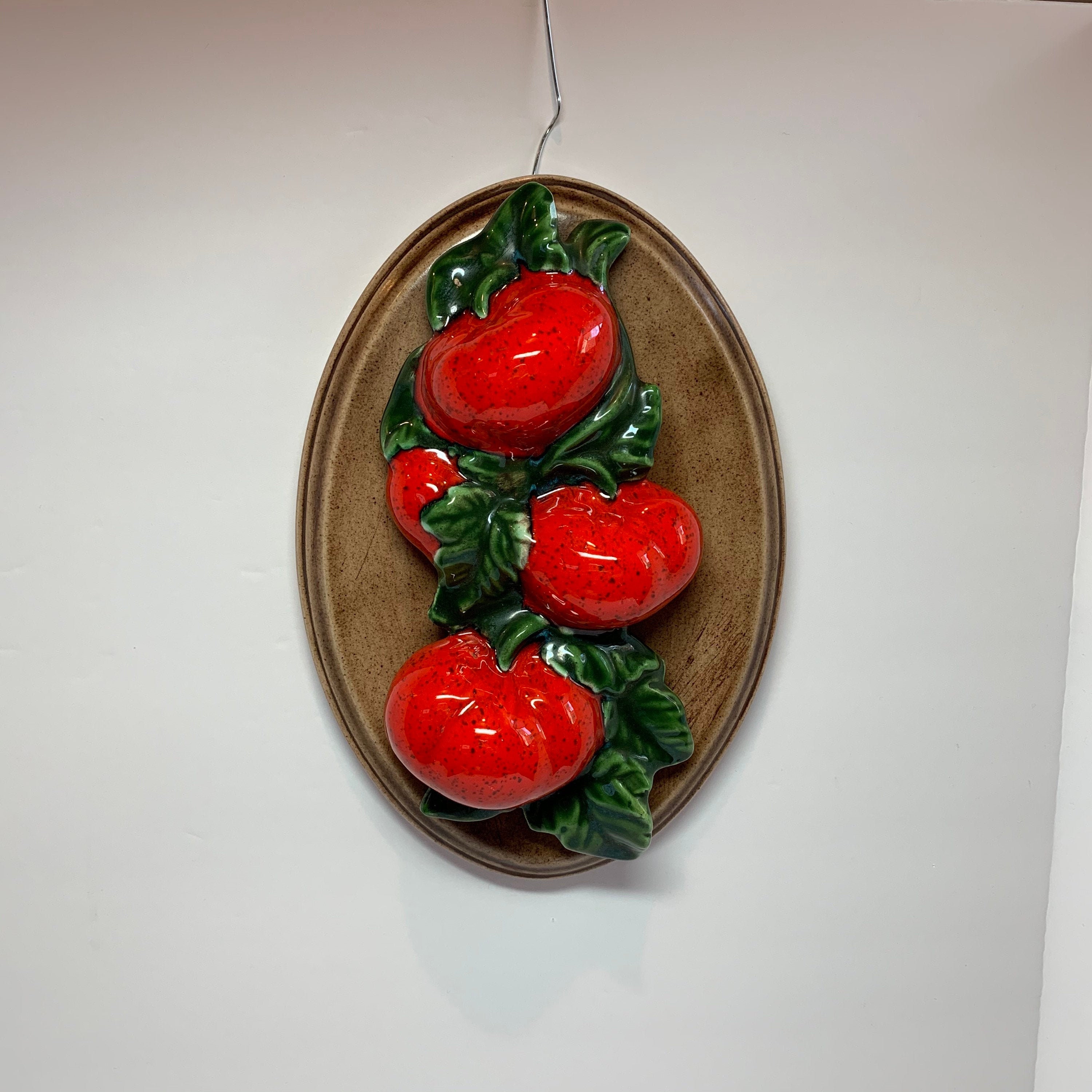 Ceramic Tomatoes Fruit/Vegetable Wall Decor Vintage Etsy
