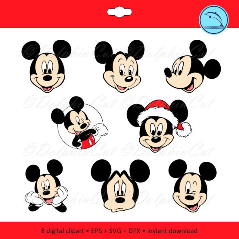 Download Mickey Mouse Head Disney Character logo image silhouettes ...