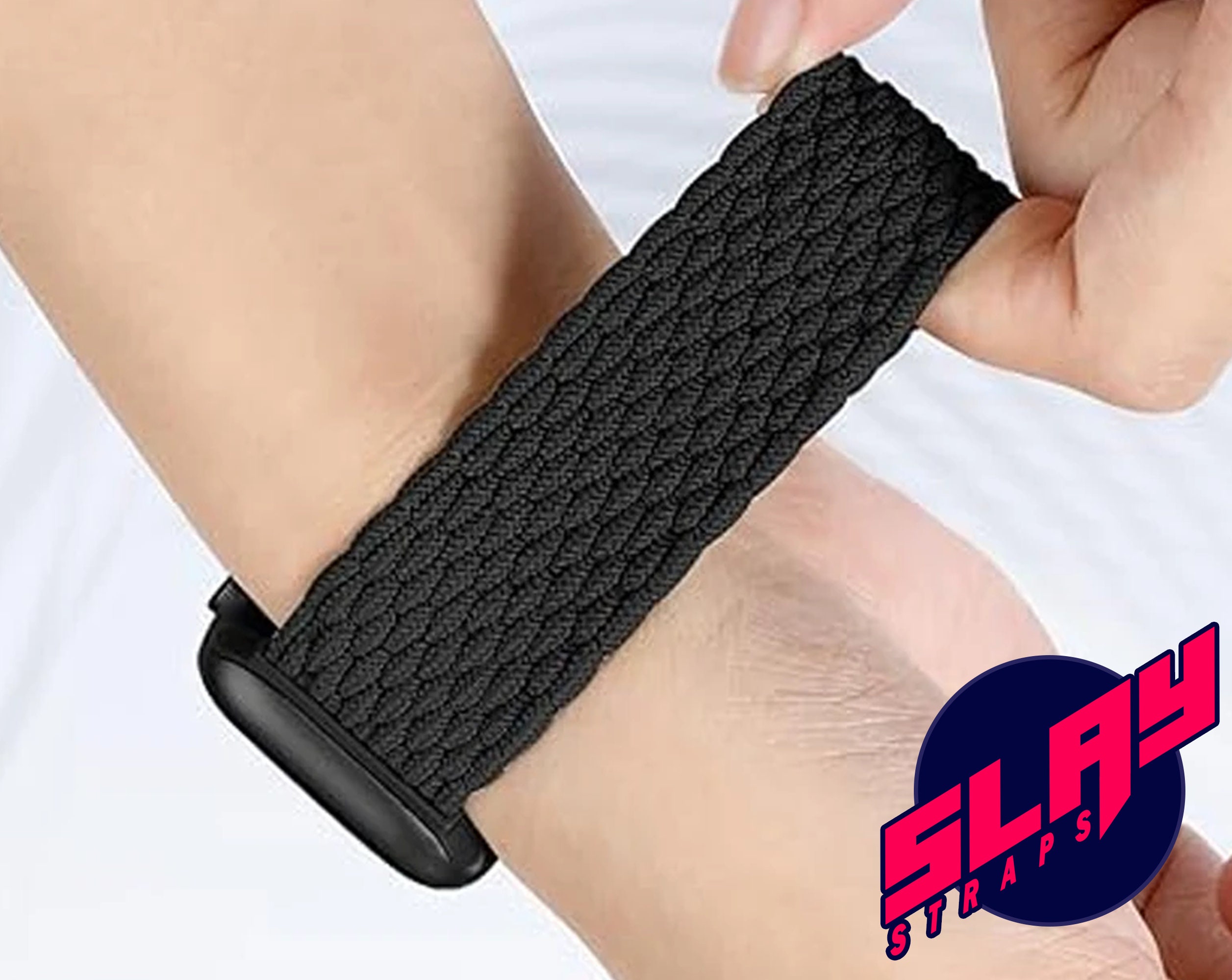 Elastic Braided Solo Loop Apple Watch Band | Series 9, 8, 7, 6, 5, 4, 3, 2, 1, ULTRA, 38MM, 40MM, 41MM, 42MM, 44MM, 45MM, 49MM | iWatch Band
