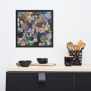Framed Print of Original “Lucid Dreams” Artwork Abstract Artwork for Home Room and Dorm Decor