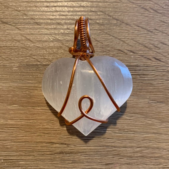 Selenite Heart