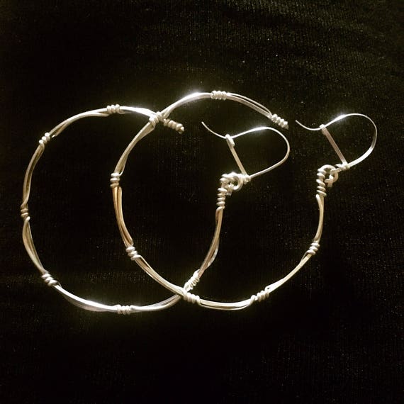 Sterling Silver Hoop Earrings