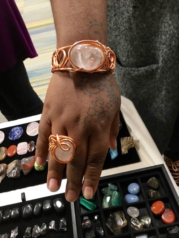 Crystal Bracelet and Ring Set