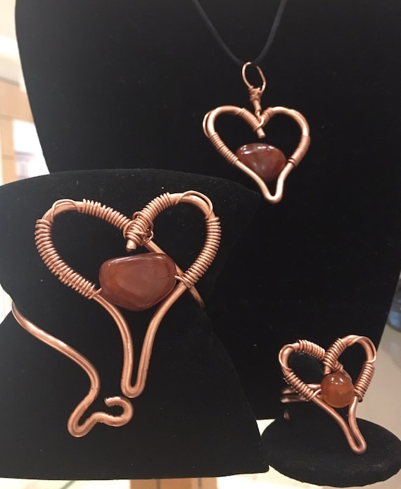 Copper Heart Set