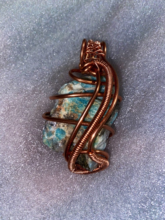 Raw Amazonite Pendant