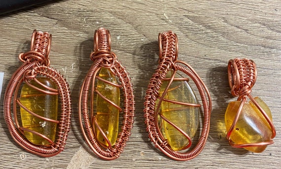 Amber Pendants
