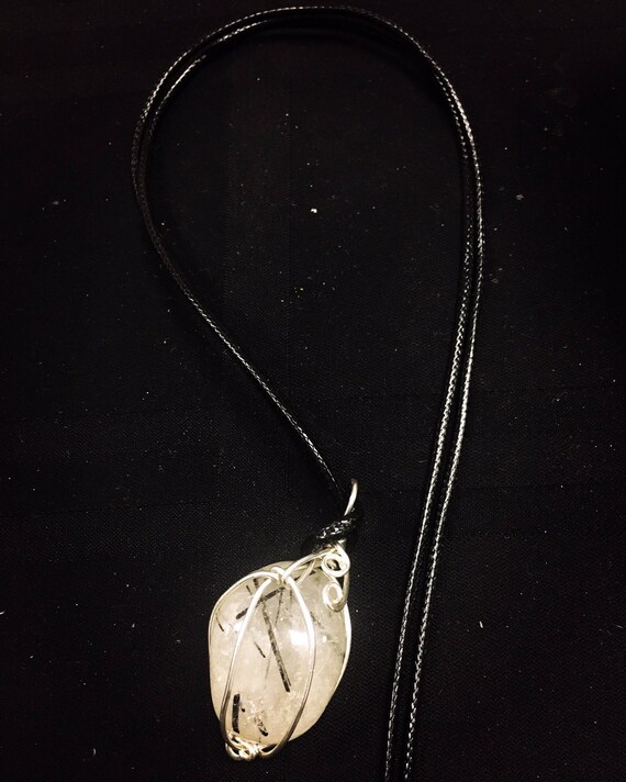 Sterling Wire Wrapped Crystal