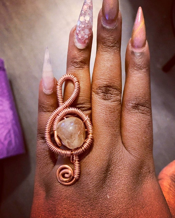 Treble Clef Ring