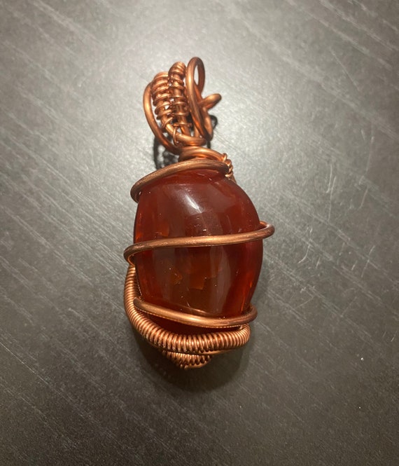 Carnelian Energy Wrap Pendant