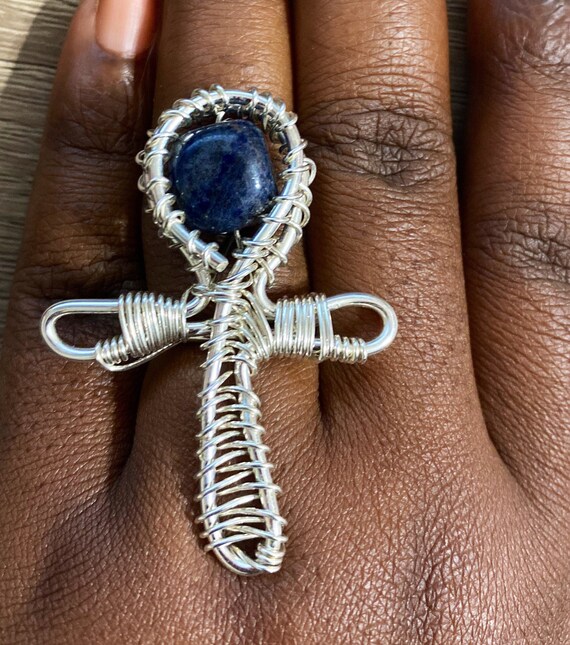 Sterling Silver Ankh Ring