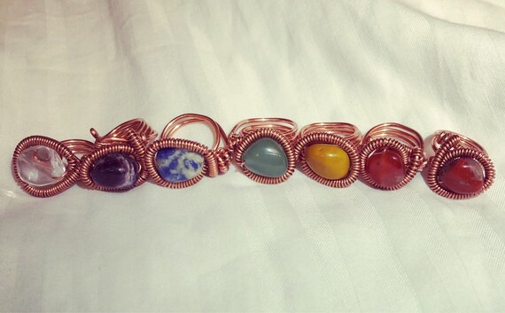 Chakra Ring 7pc Set