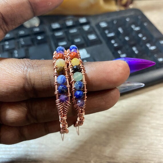 28 Stone Chakra Earrings
