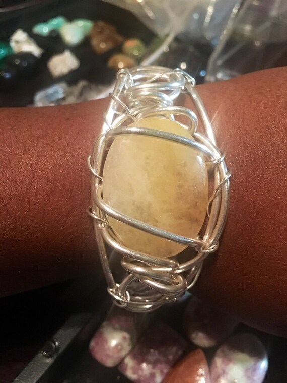 Sterling Crystal Cuff Bracelet