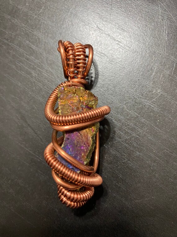 Chalcopyrite Energy Wrap Pendant