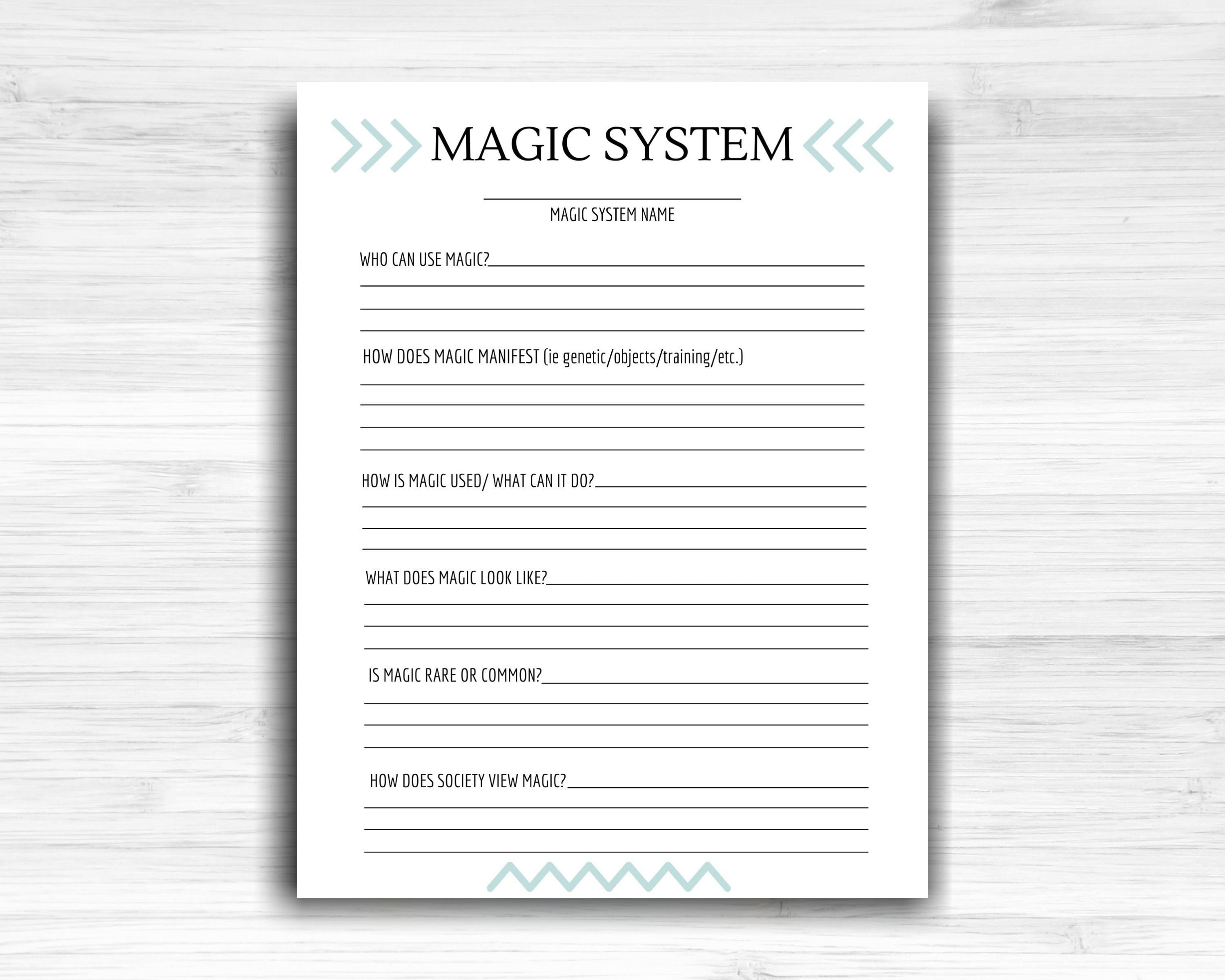 magic system template