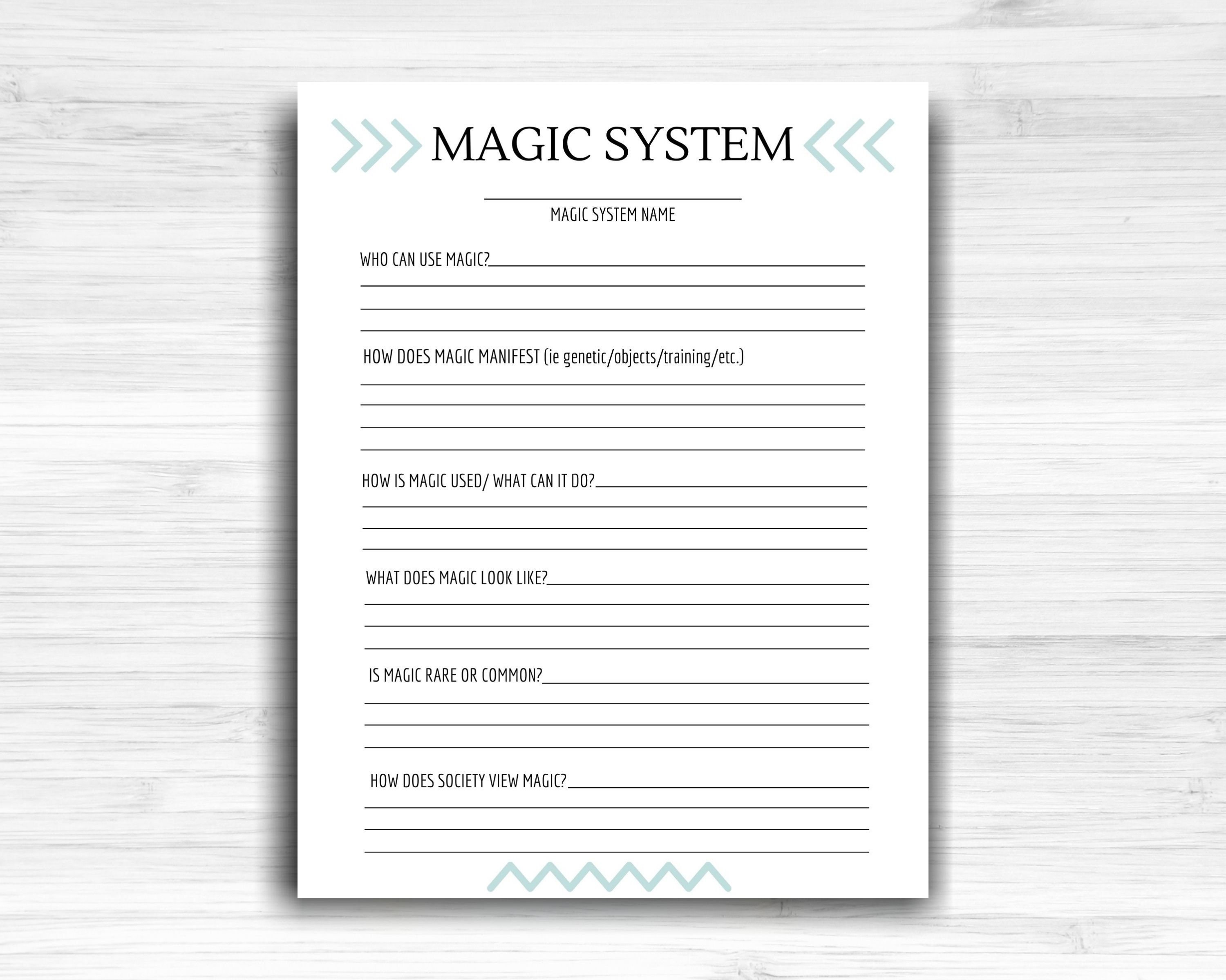 Magic System Template Magic System Template