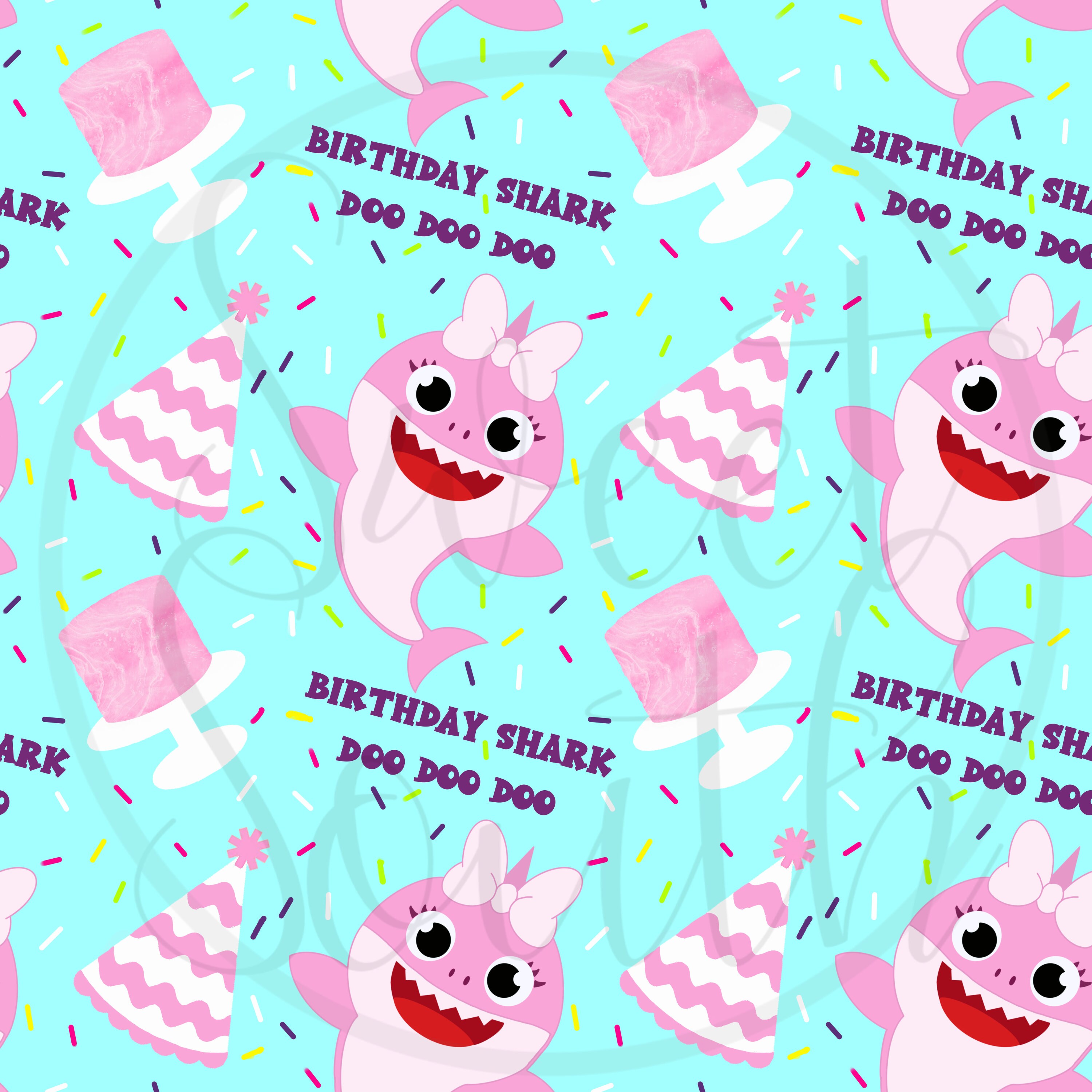 Baby shark 2024 wrapping paper